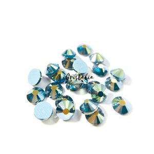 Cristal Malaquita Tornasol Hotfix Crystal Elements