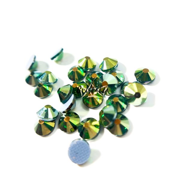 Cristal Verde Tornasol Hotfix Crystal Elements