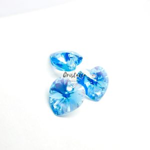 Colgante Corazón Aquamarine Austriaco