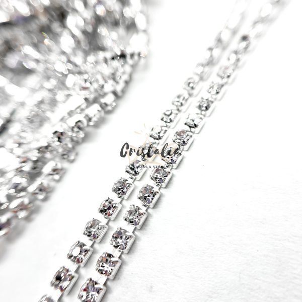 Cadena Strass Cristal SS6 (2mm)
