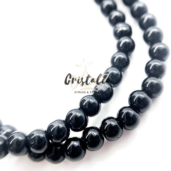 Perla de Vidrio por Tira Negro