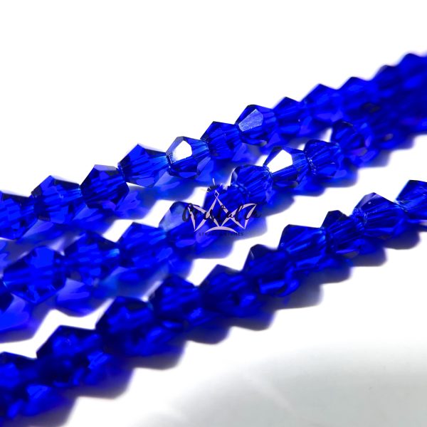 Cristal Bicono Zafiro Por Tira - Imagen 2