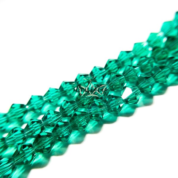 Cristal Bicono Zirconita Por Tira - Imagen 2
