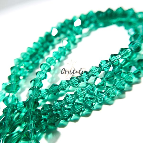 Cristal Bicono Zirconita Por Tira