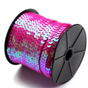 Lentejuela Por Tira 5 Metros Fucsia AB
