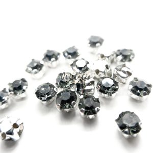 Cristal Gris Engarzado Para Coser