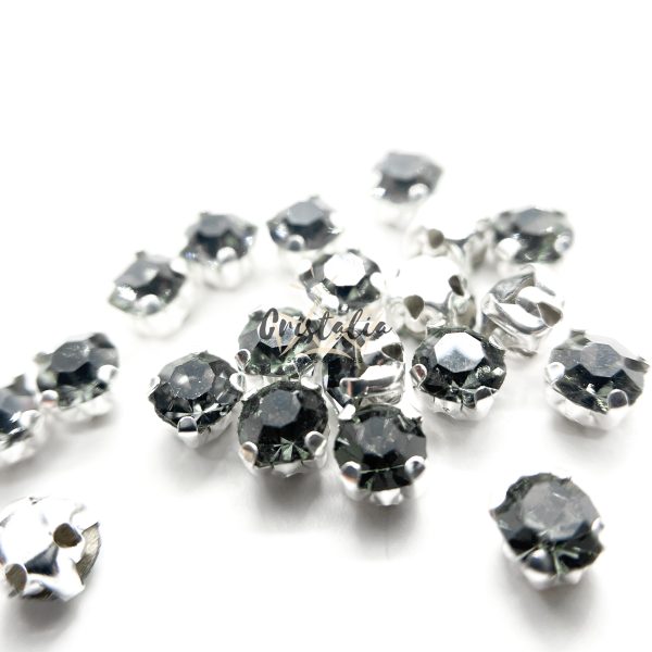 Cristal Gris Engarzado Para Coser