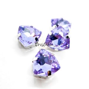 Cristal Engarzado Trilliant Violet 12mm