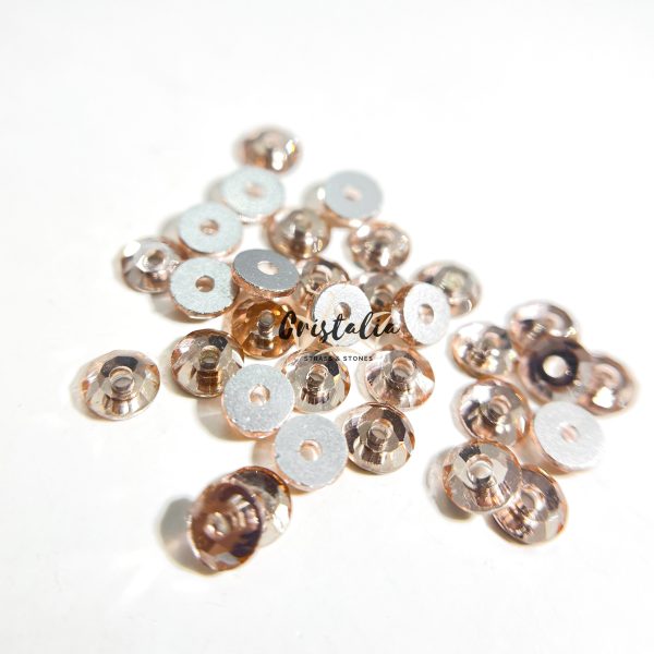 Cristal Con Orificio Champaña Para Coser