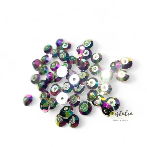 Cristal Metal Rainbow Con Orificio Para Coser