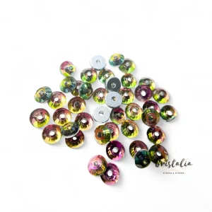 Cristal Vitral Con Orificio Para Coser